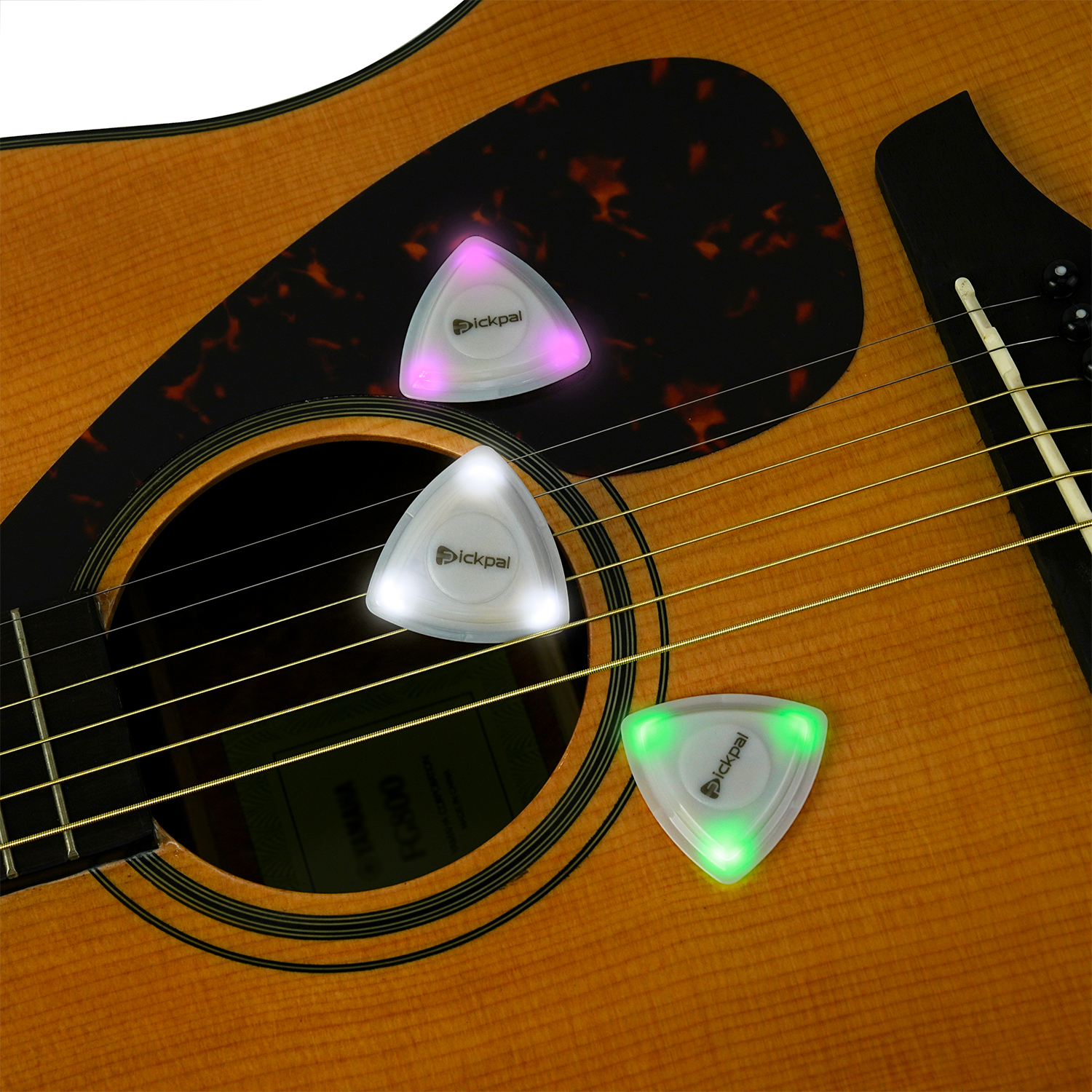 Electric Guitar Pick Pack - Guitar Touch Luminous Pick LED Glowing