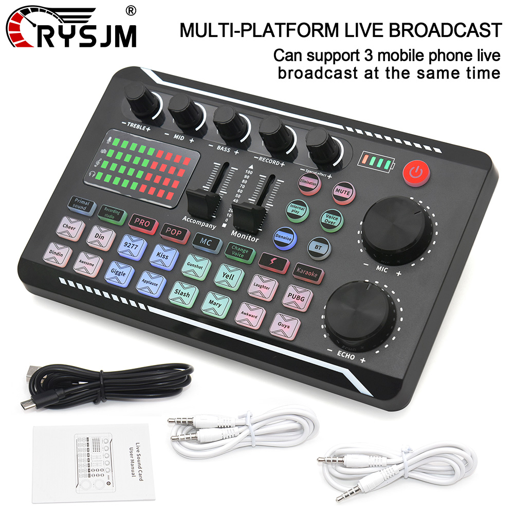 Audio Music Maker - F998 Live Sound Card With DJ