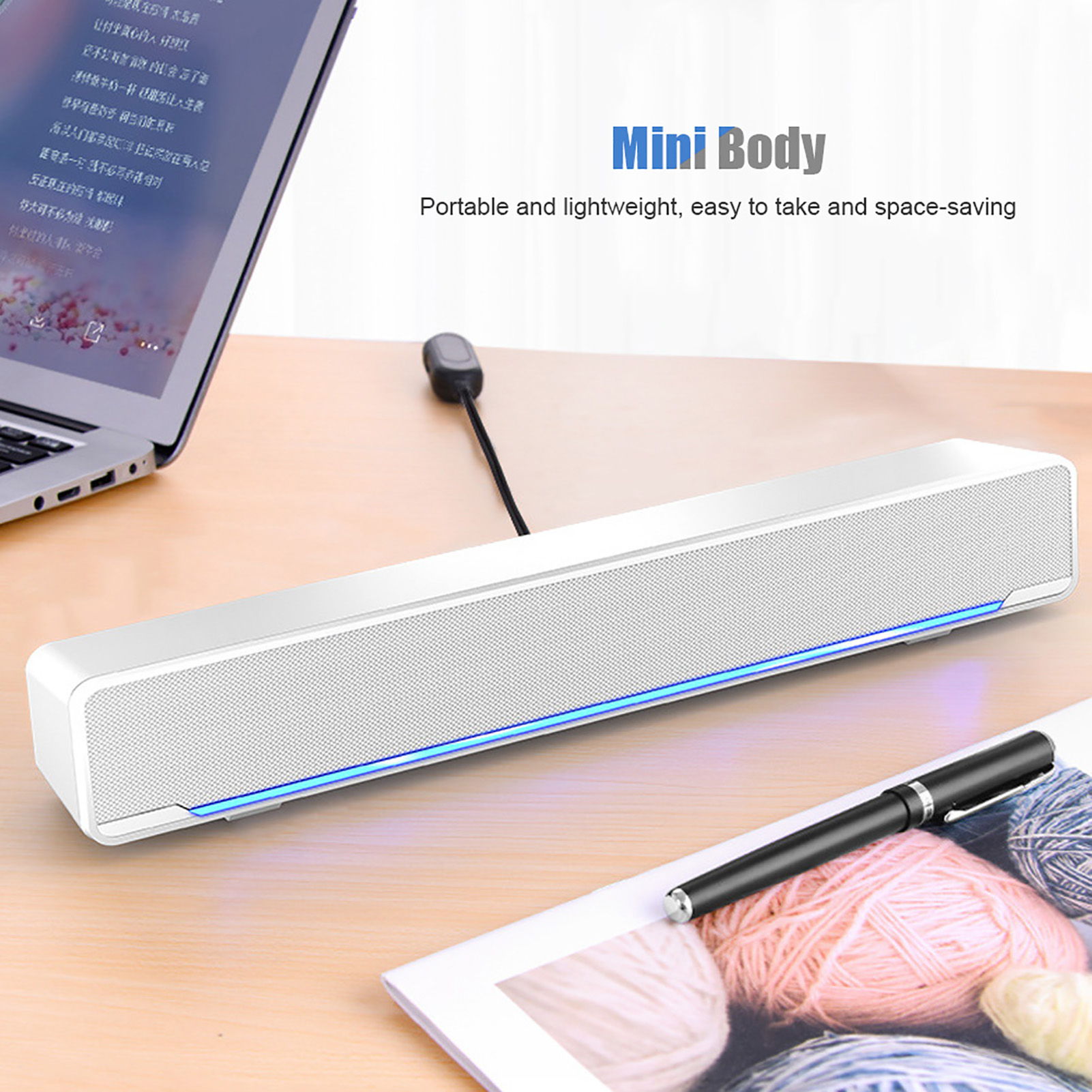 Portable Soundbar USB Wired St - Audio Music Center reseña y precio