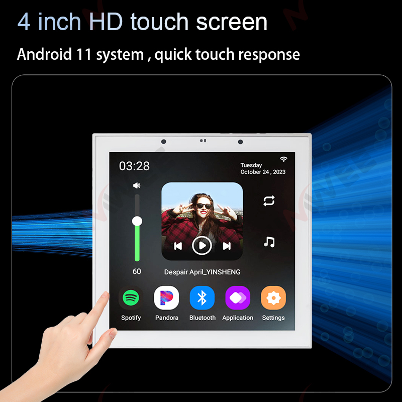 4 Inch Android 11 Tuya Smart H - Audio Music In Background reseña y precio