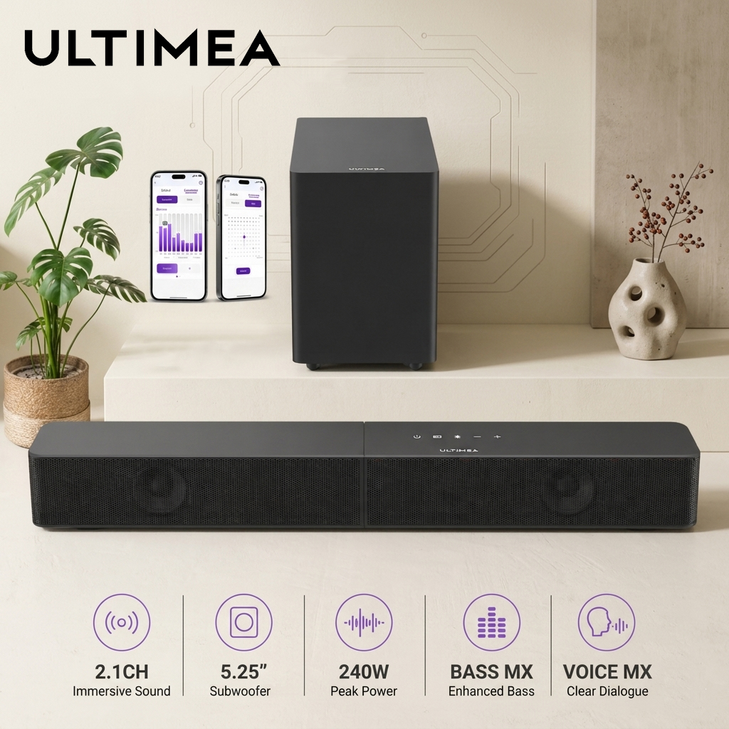 ULTIMEA Poseidon R3T 2.1ch Sou - Audio Music Center reseña y precio