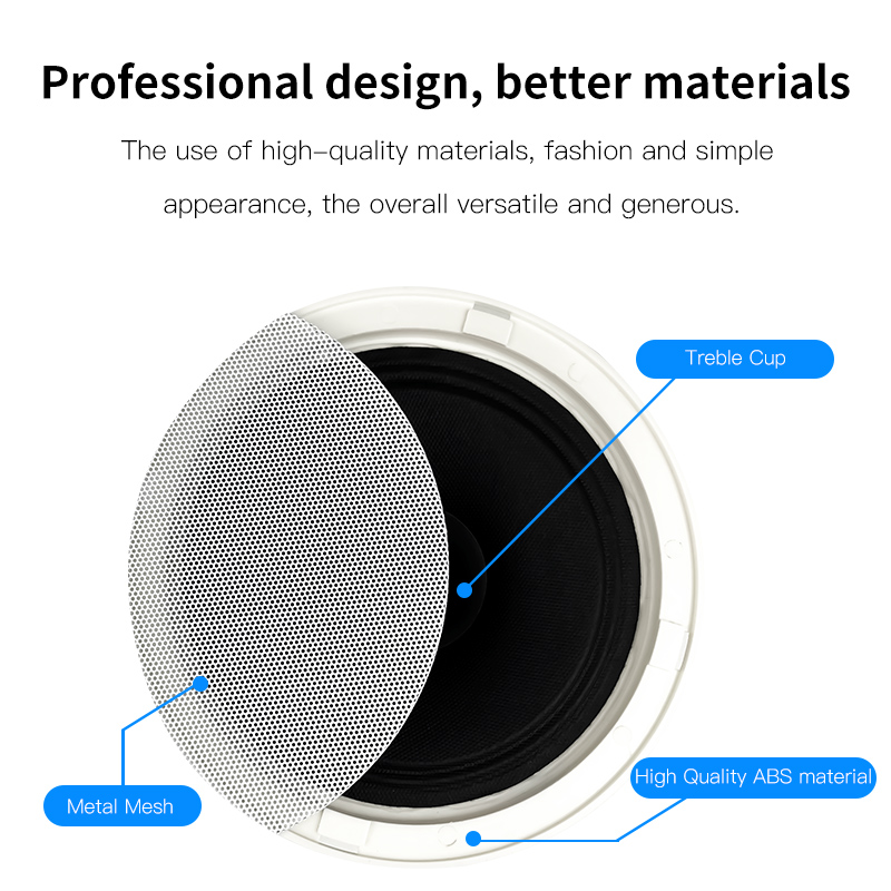 6 Inch 8ohm Ceiling Speaker Fu - Audio Music In Background reseña y precio