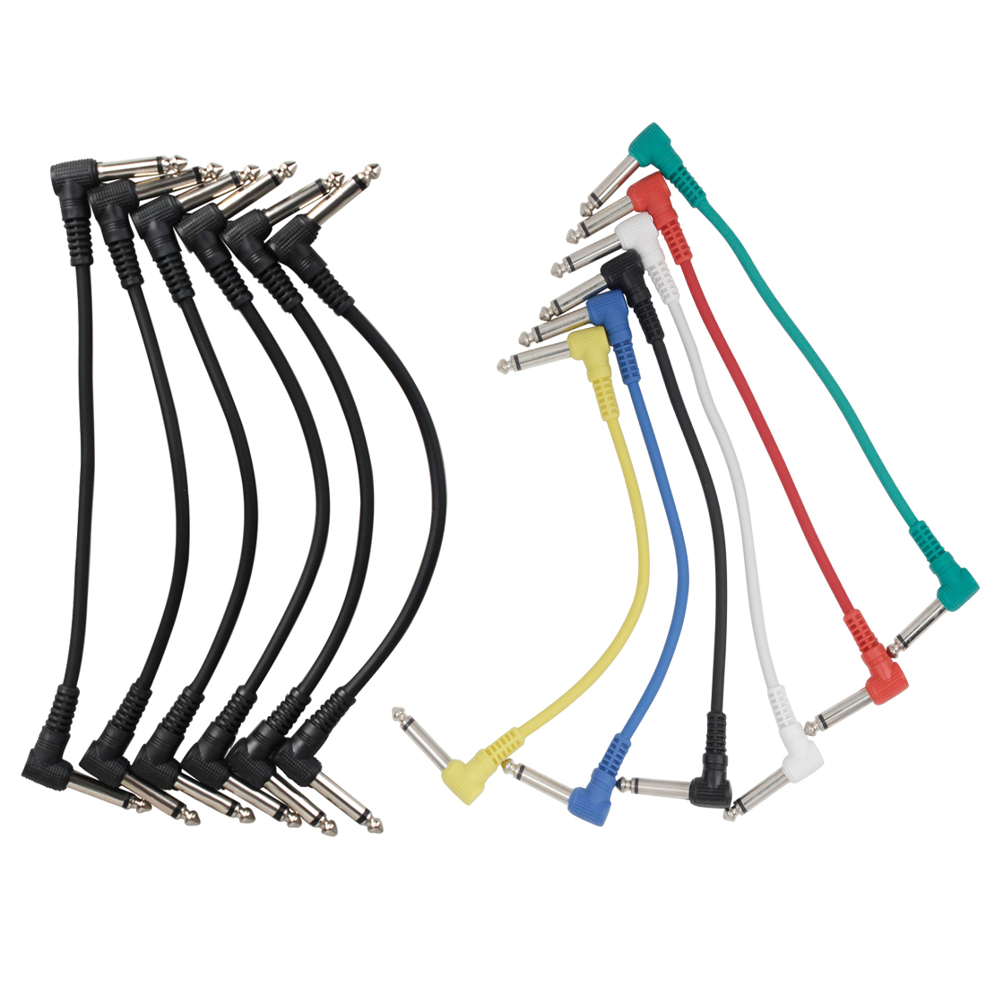 6 Pcs Guitar Effect Pedal Cabl - Audio Music Link reseña y precio