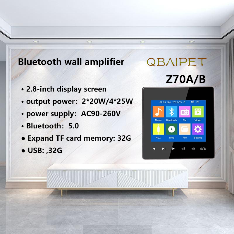 Home Bluetooth Wall Amplifier  - Audio Music In Background reseña y precio