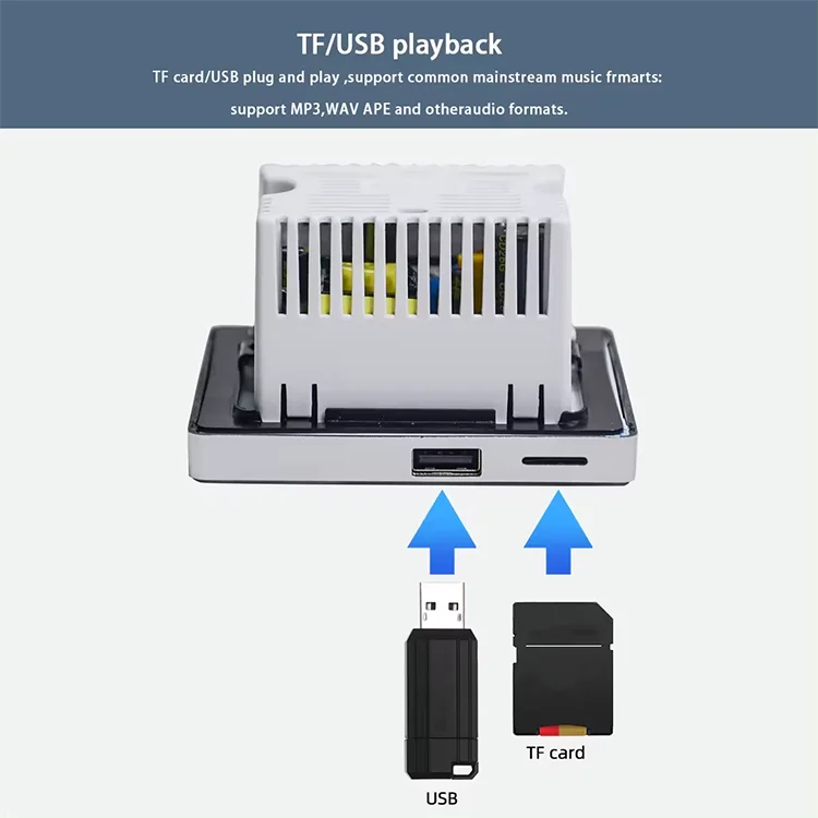 Home Bluetooth Wall Amplifier  - Audio Music In Background reseña y precio