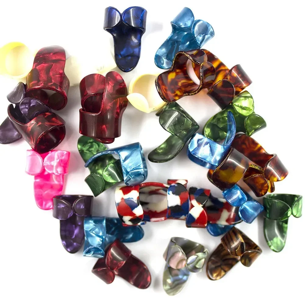 4pcs Celluloid Thumb Pick Set  - Electric Guitar Pick Pack reseña y precio