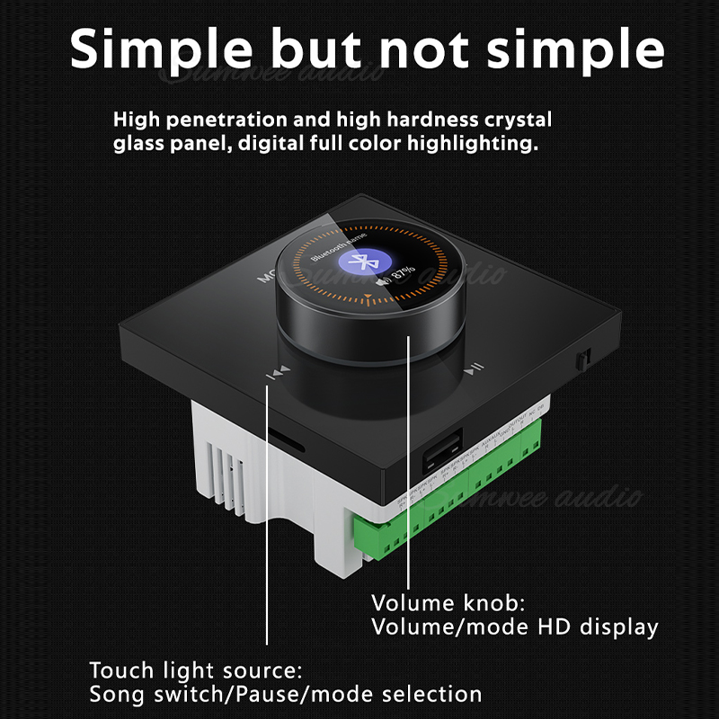 86 Type Home Audio In Wall Amp - Audio Music In Background reseña y precio