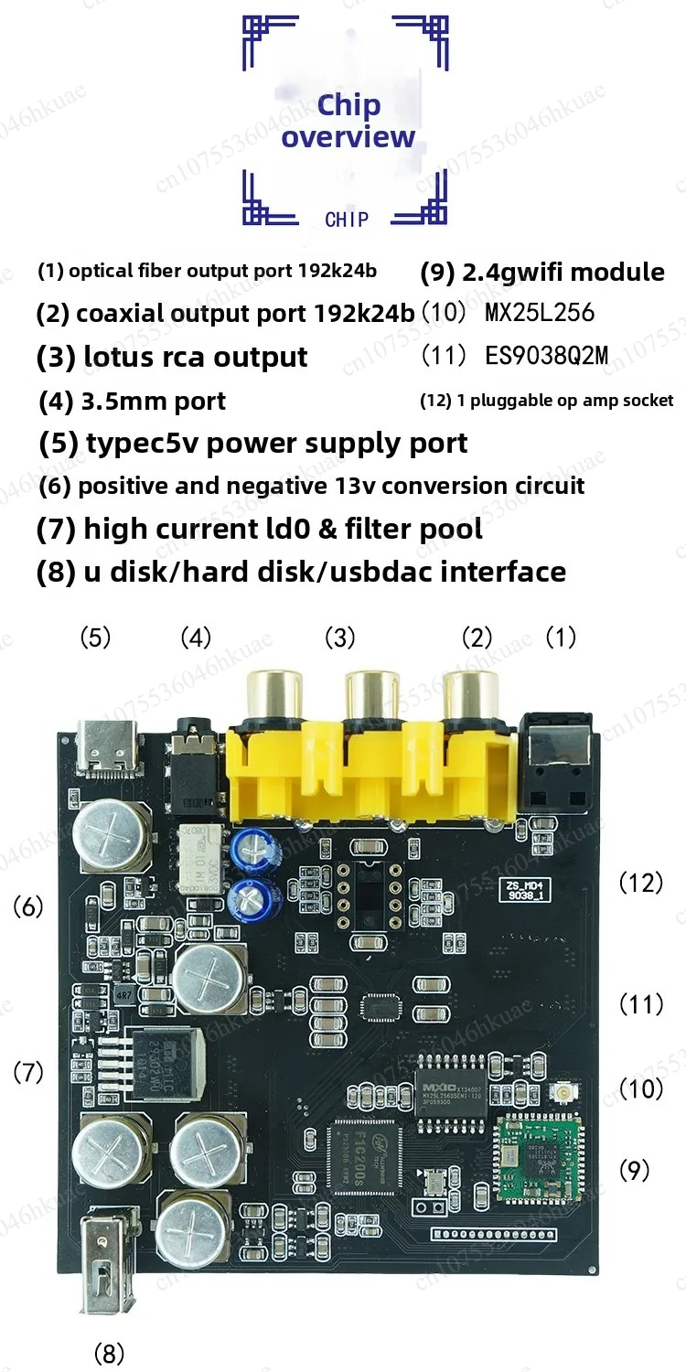 APP Controlled Digital Audio P - Audio Music Player App reseña y precio