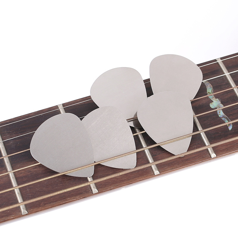 Pack of 10 Stainless Steel Met - Electric Guitar Pick Pack reseña y precio