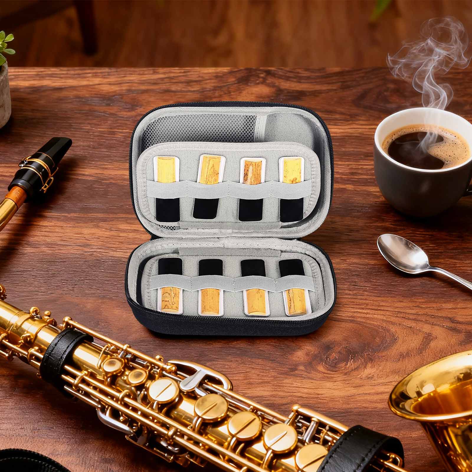Muspor Reeds Case Compatible w - Saxophone Reed Pack reseña y precio