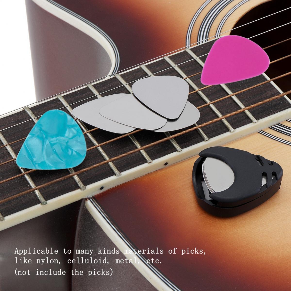 5pcs Guitar Picks Holder Plast - Electric Guitar Pick Pack reseña y precio