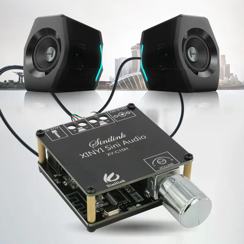 2*20W Bluetooth 5.0 Power Ampl - Audio Music Player App reseña y precio