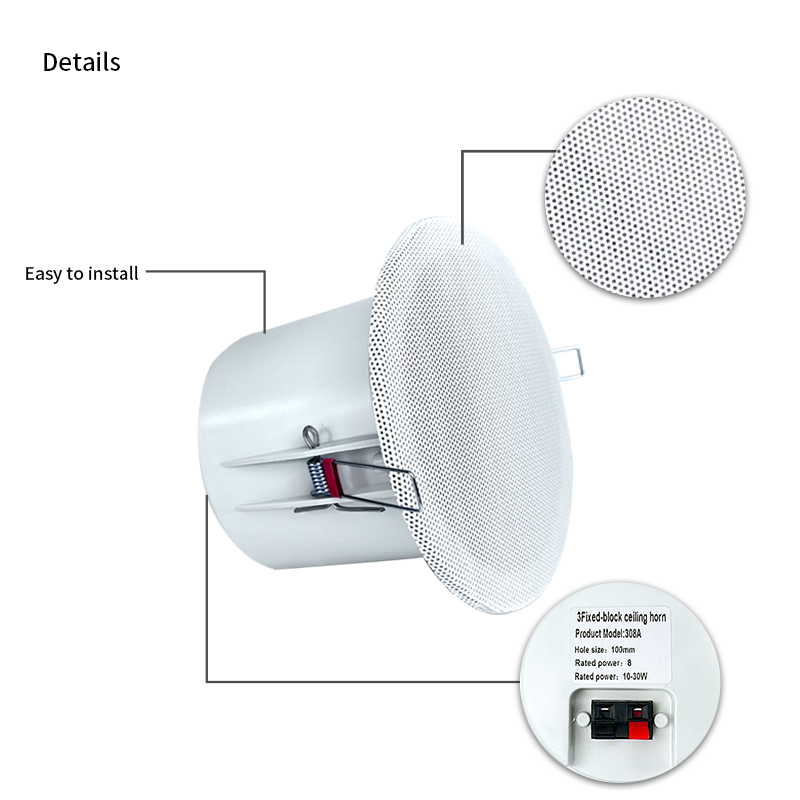3 inch 8Ohm Surround Sound Spe - Audio Music In Background reseña y precio