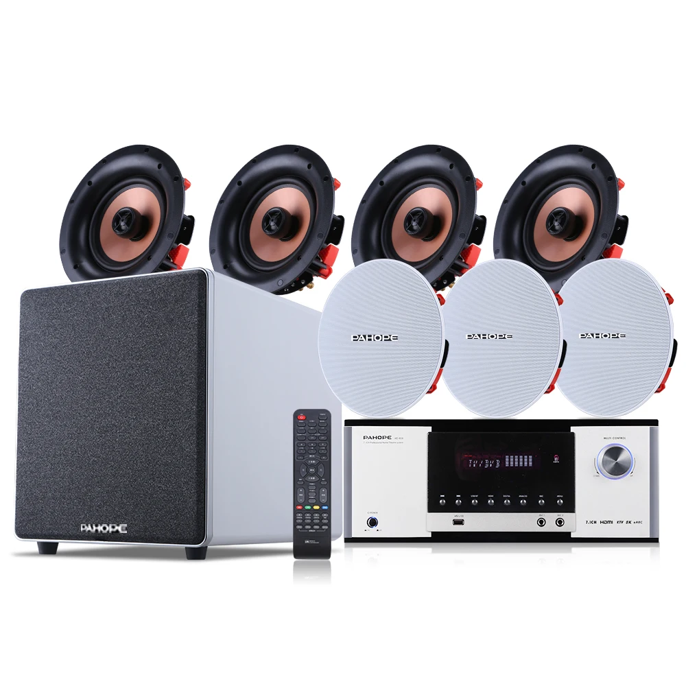 7.1 Home Theater Ceiling Speak - Audio Music In Background reseña y precio