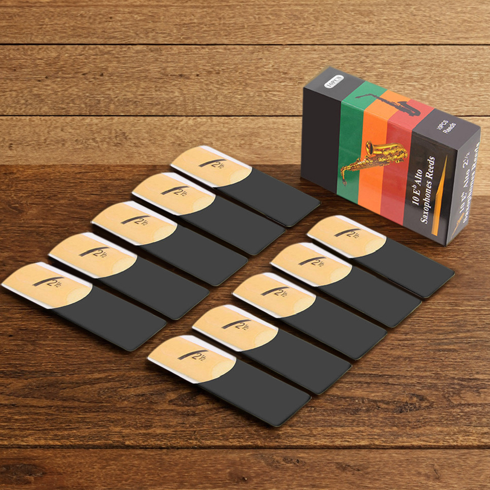 10 Pack Eb Alto Sax Reeds Alto - Saxophone Reed Pack reseña y precio