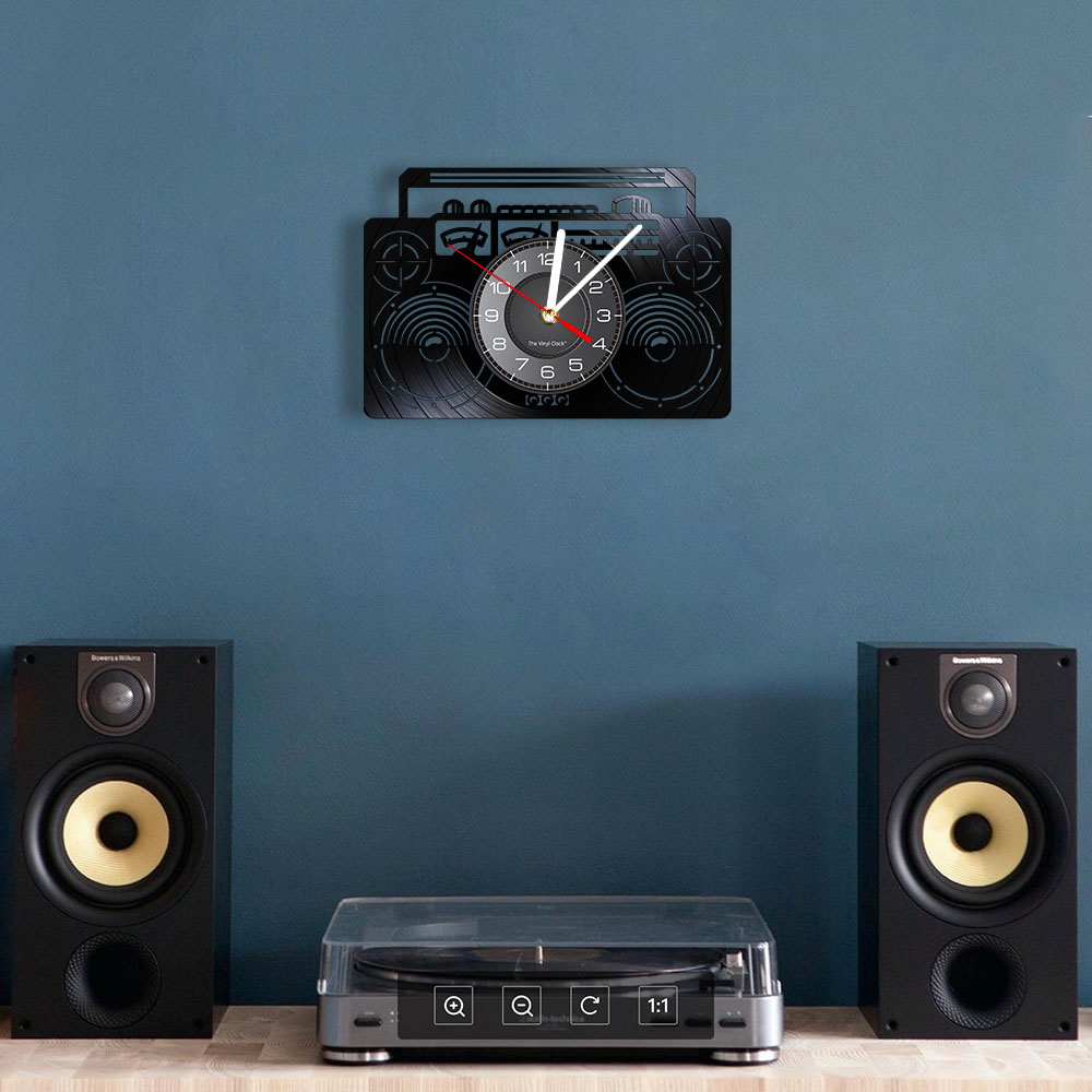 Boombox Radio Vinyl LP Record  - Audio And Music Separate reseña y precio