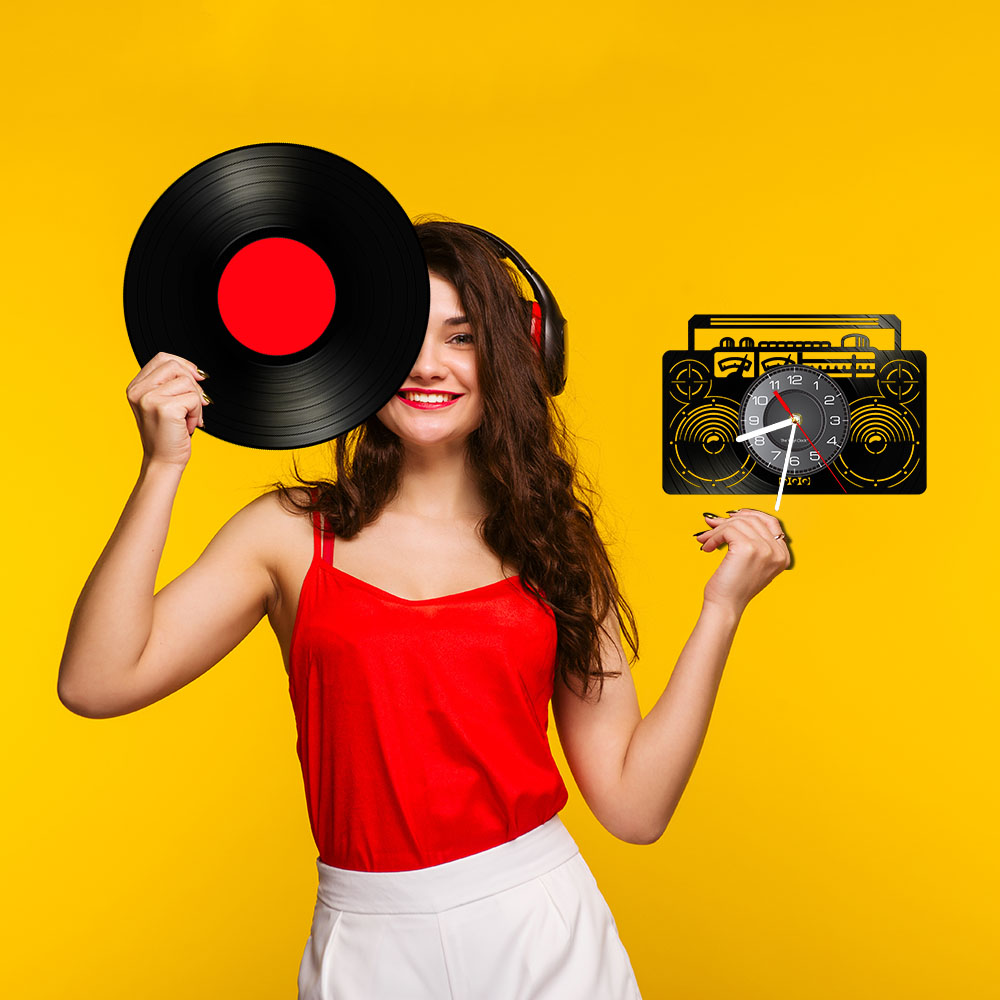 Boombox Radio Vinyl LP Record  - Audio And Music Separate reseña y precio
