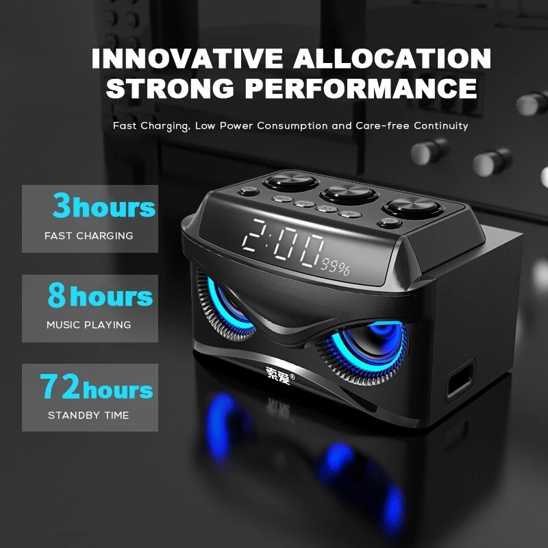 Wireless Bluetooth Speaker Por - Audio Music Center reseña y precio