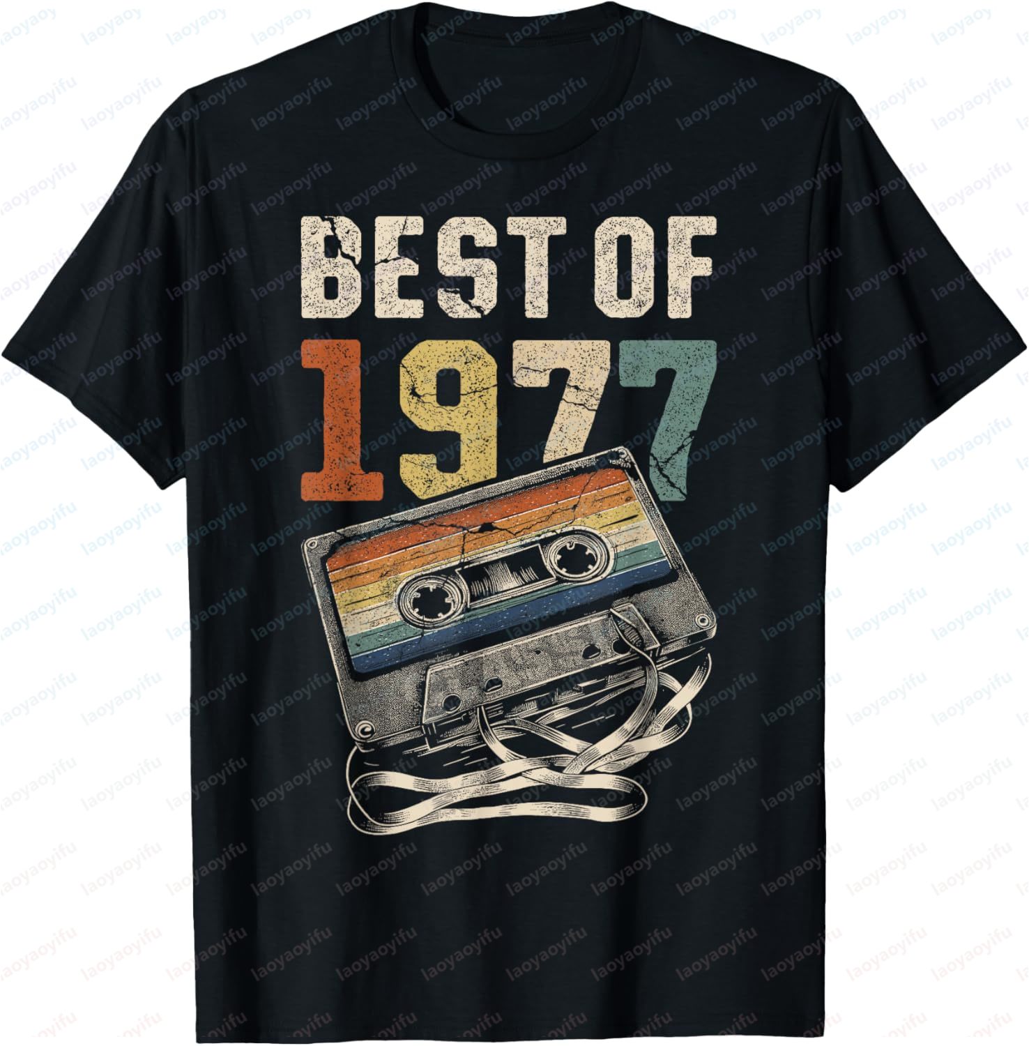 Best of 1977 Tshirt Retro Styl - Audio Music Best reseña y precio