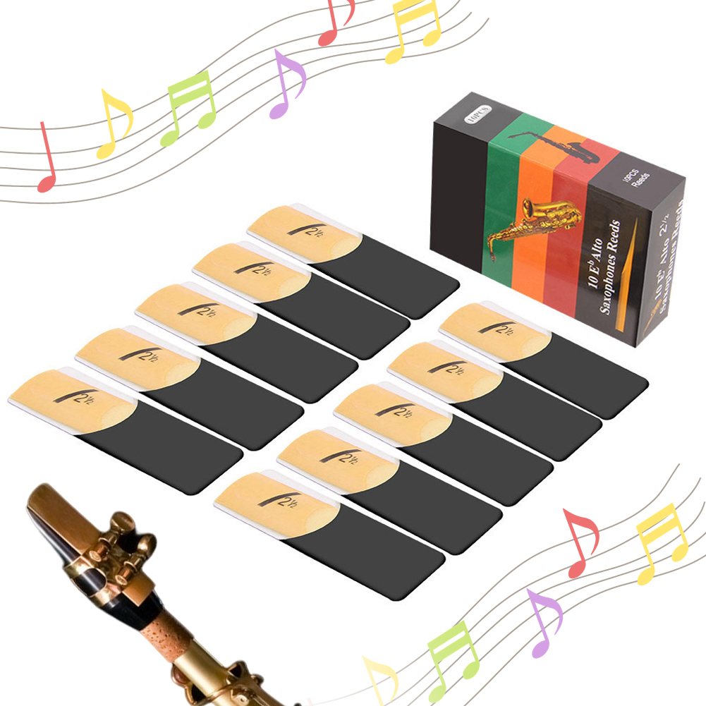 10 Pack Eb Alto Sax Reeds Alto - Saxophone Reed Pack reseña y precio