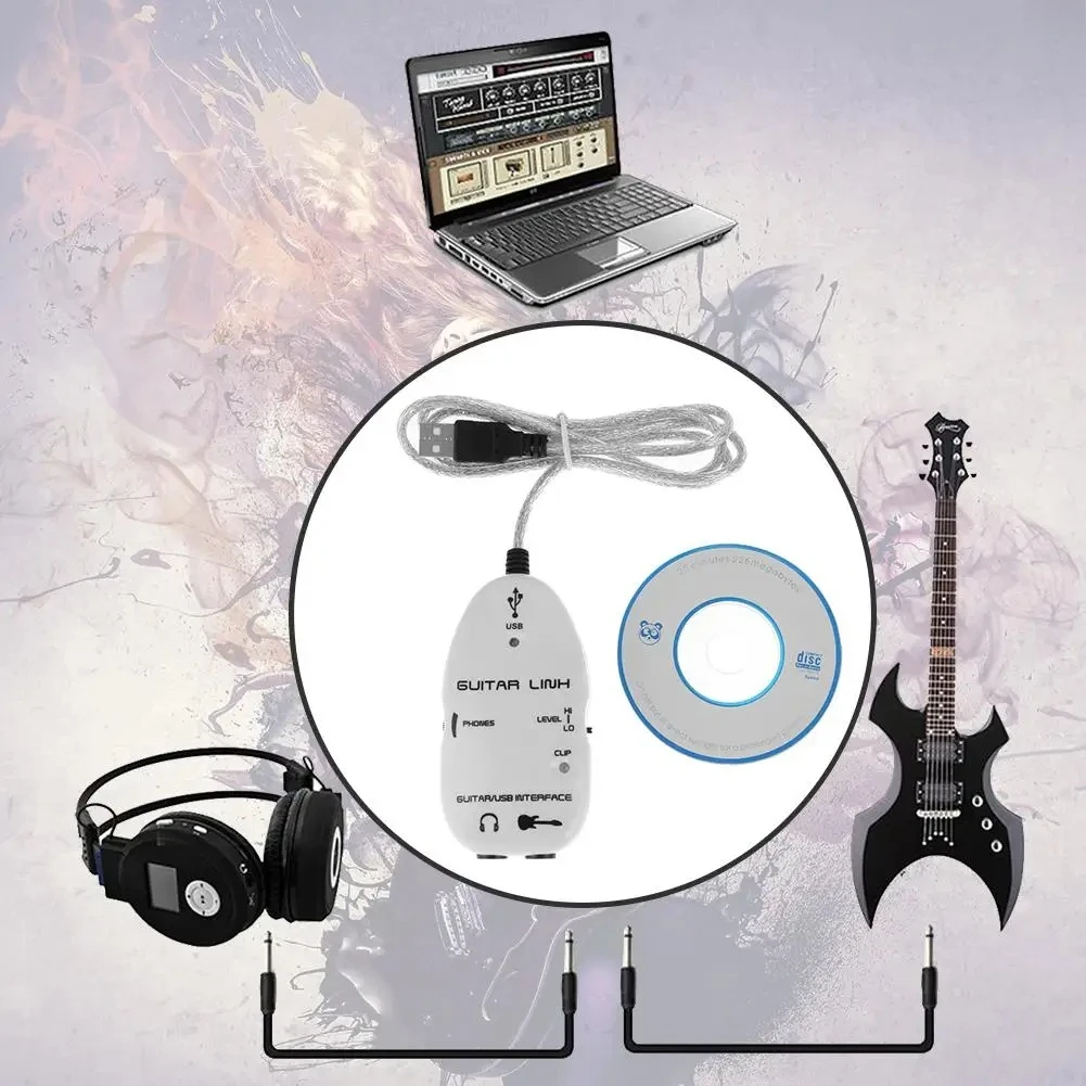 Electric Guitar to USB Interfa - Audio Music Link reseña y precio
