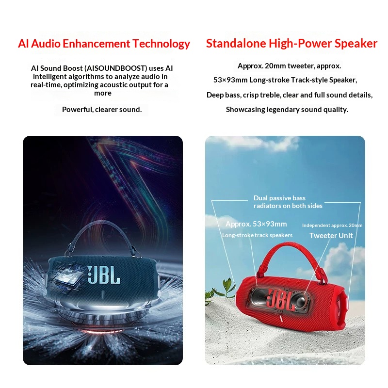 JBL CHARGE 6 Commercial audio  - Audio Music In Background reseña y precio