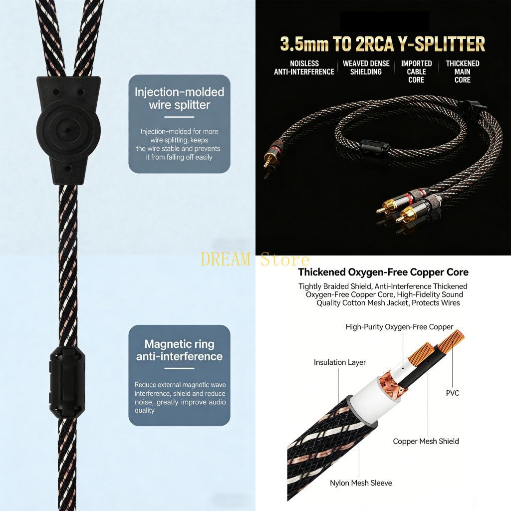 Improved Safety 3.5mm To Link  - Audio Music Best reseña y precio