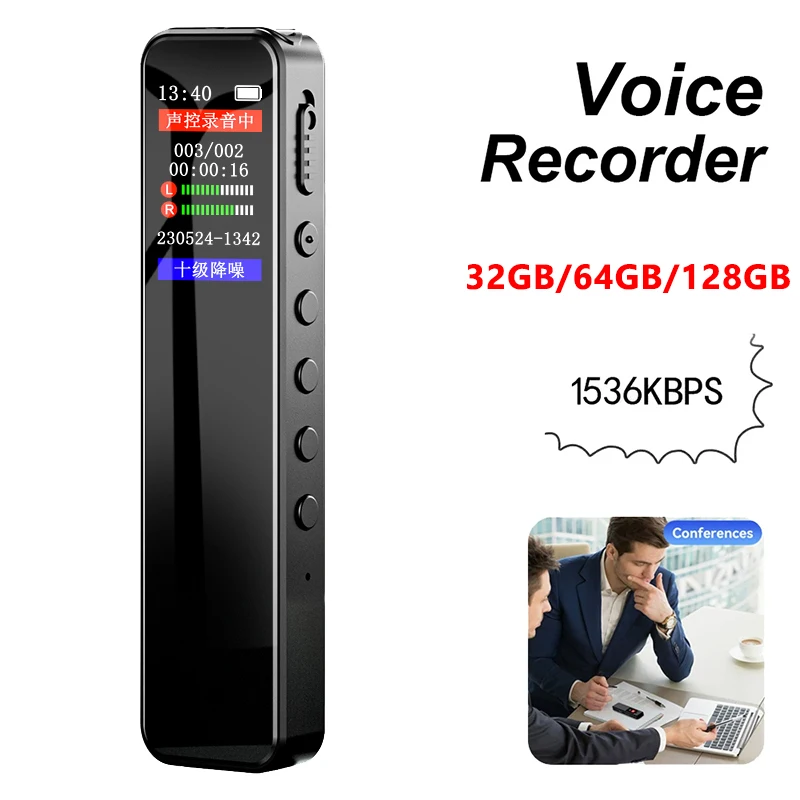 Digital Voice Recorder 32GB/64 - Audio And Music Separate reseña y precio