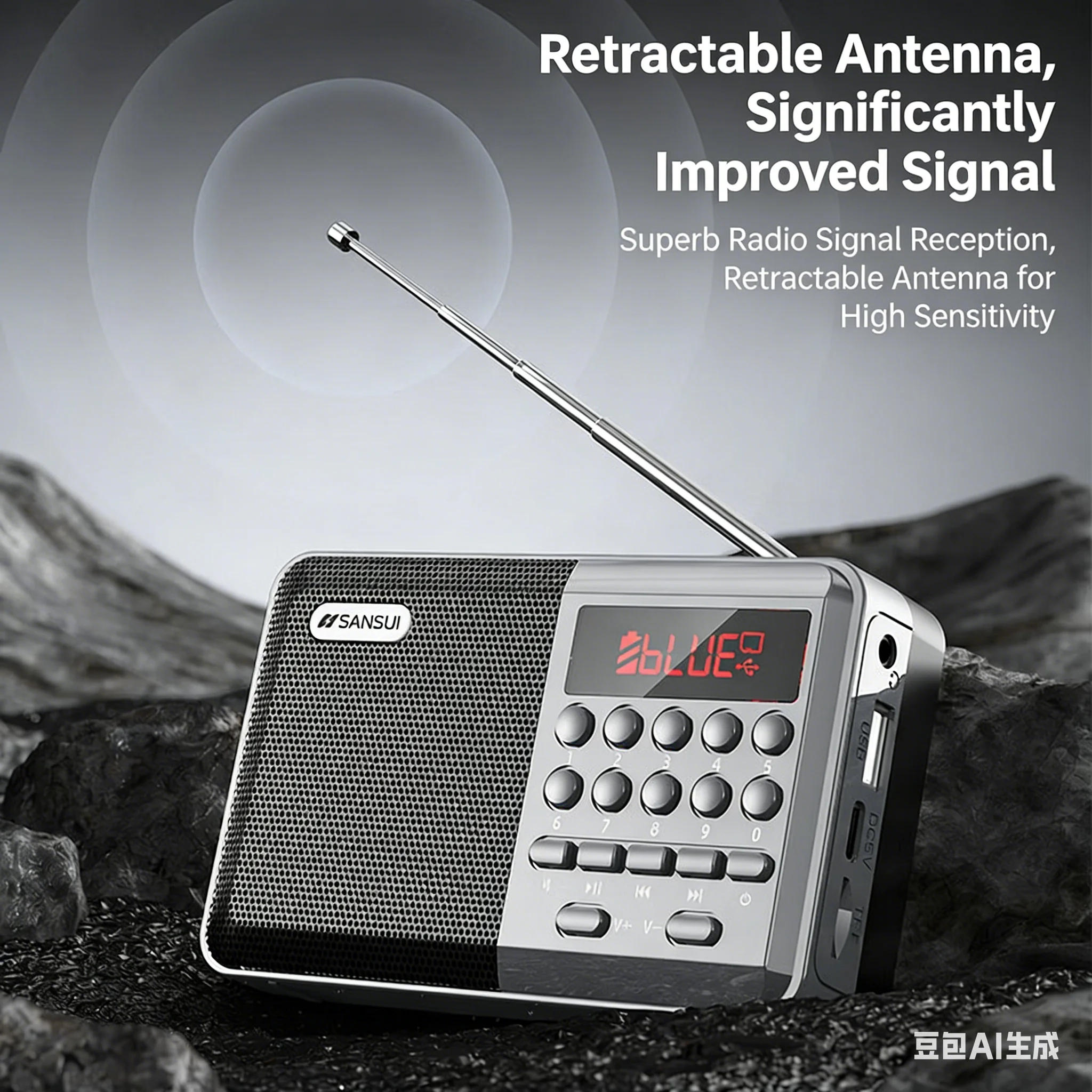 Mini FM Radio Bluetooth Speake - Audio Music Mp3 Songs reseña y precio