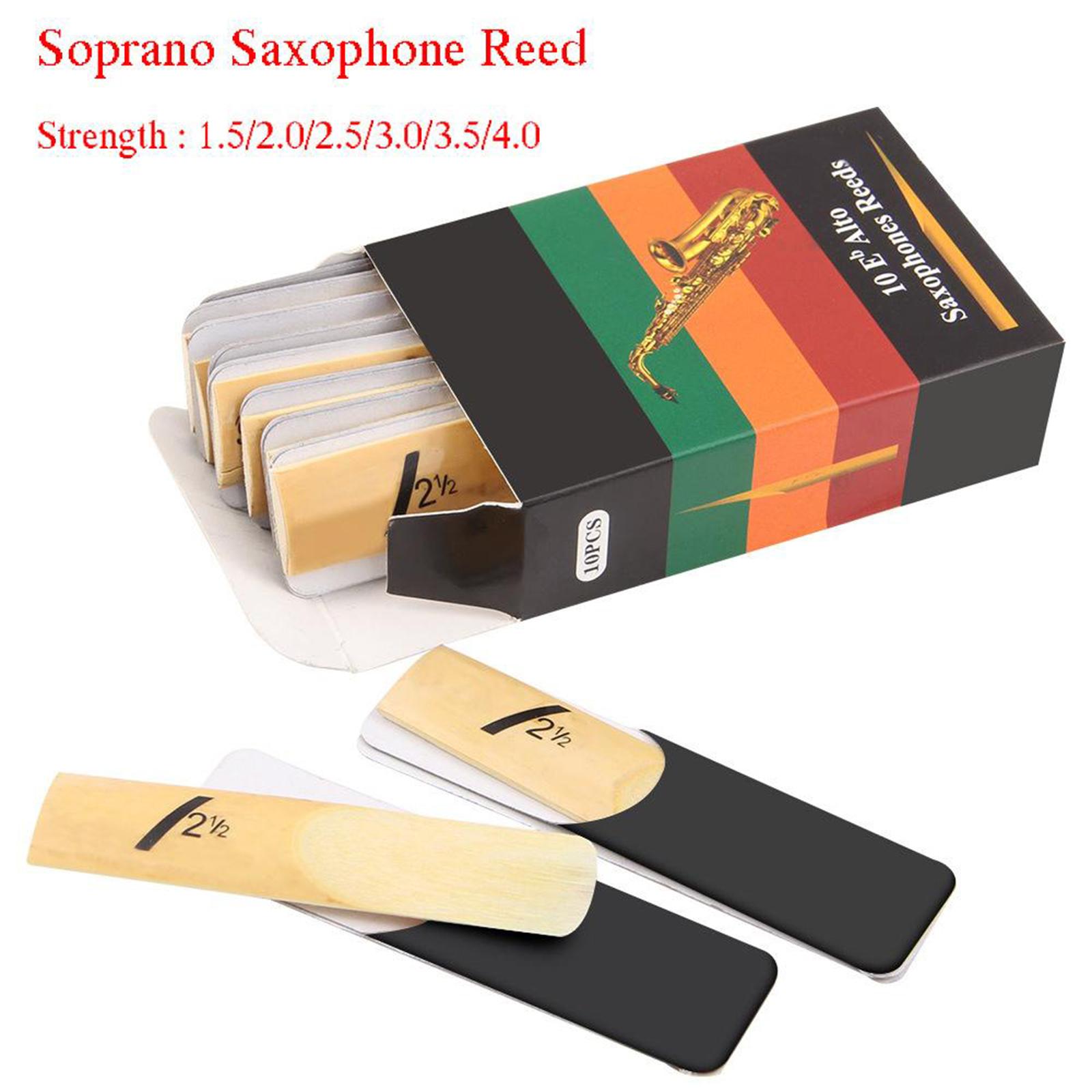 10pcs/pack Traditional Alto Sa - Saxophone Reed Pack reseña y precio
