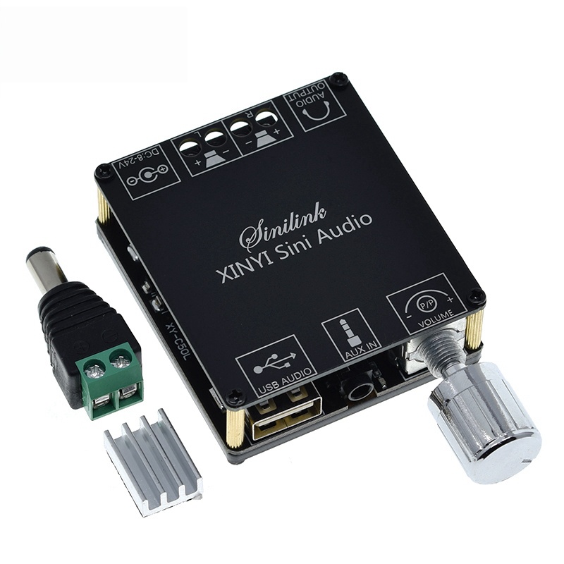 2*50W Bluetooth 5.0 Power Ampl - Audio Music Player App reseña y precio
