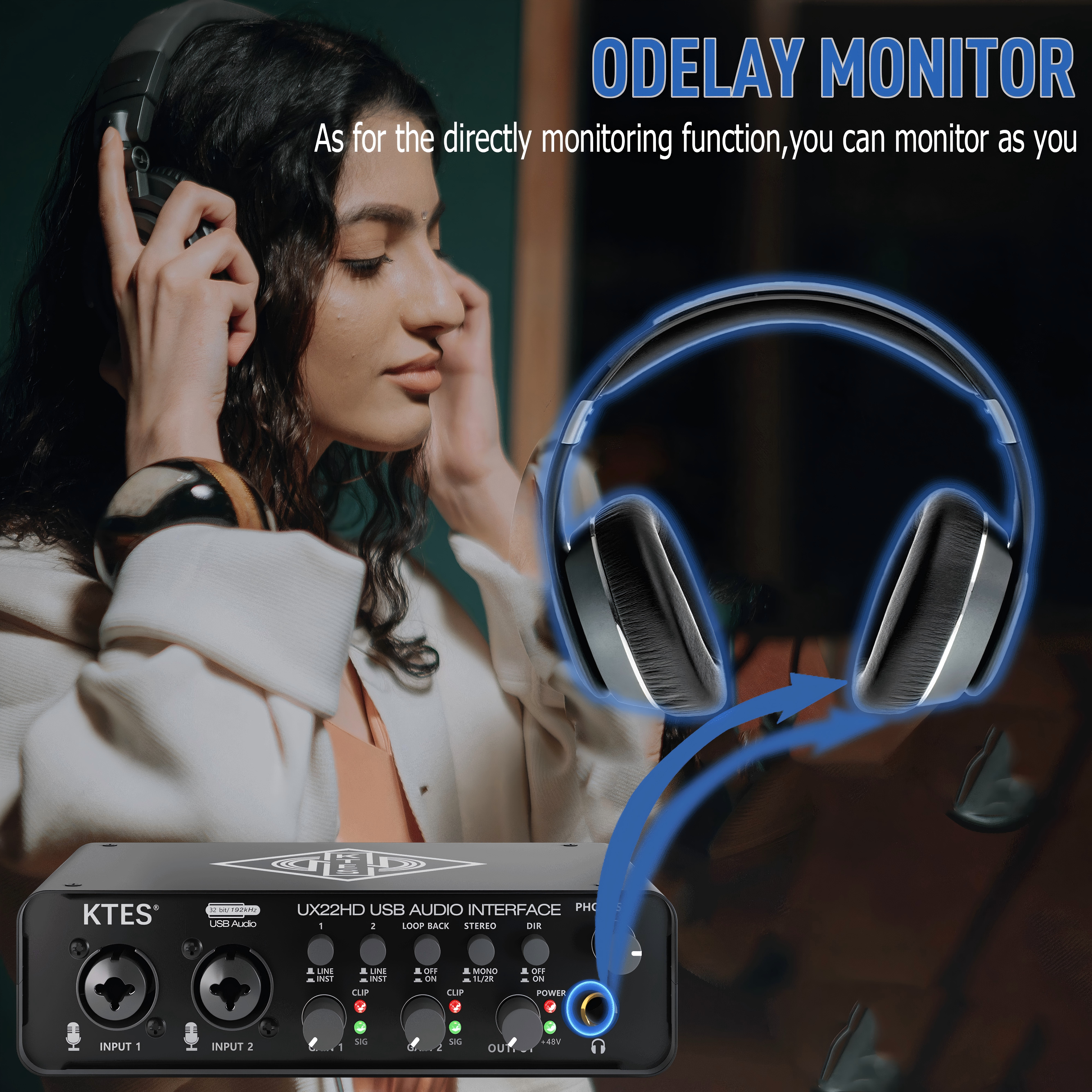 UX22 Audio Interface 192kHz 32 - Audio Music Youtube reseña y precio