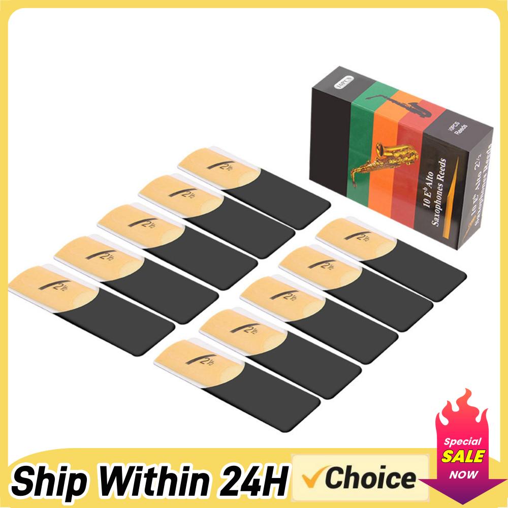 10 Pack Eb Alto Sax Reeds Saxo - Saxophone Reed Pack reseña y precio