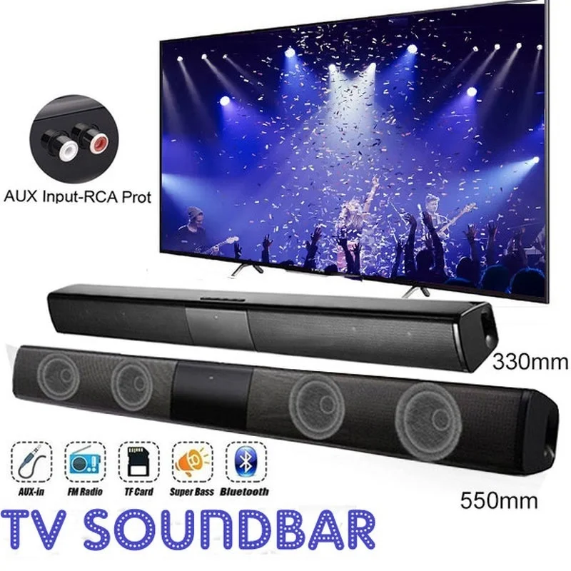 40W High Power Soundbar for TV - Audio Music Center reseña y precio