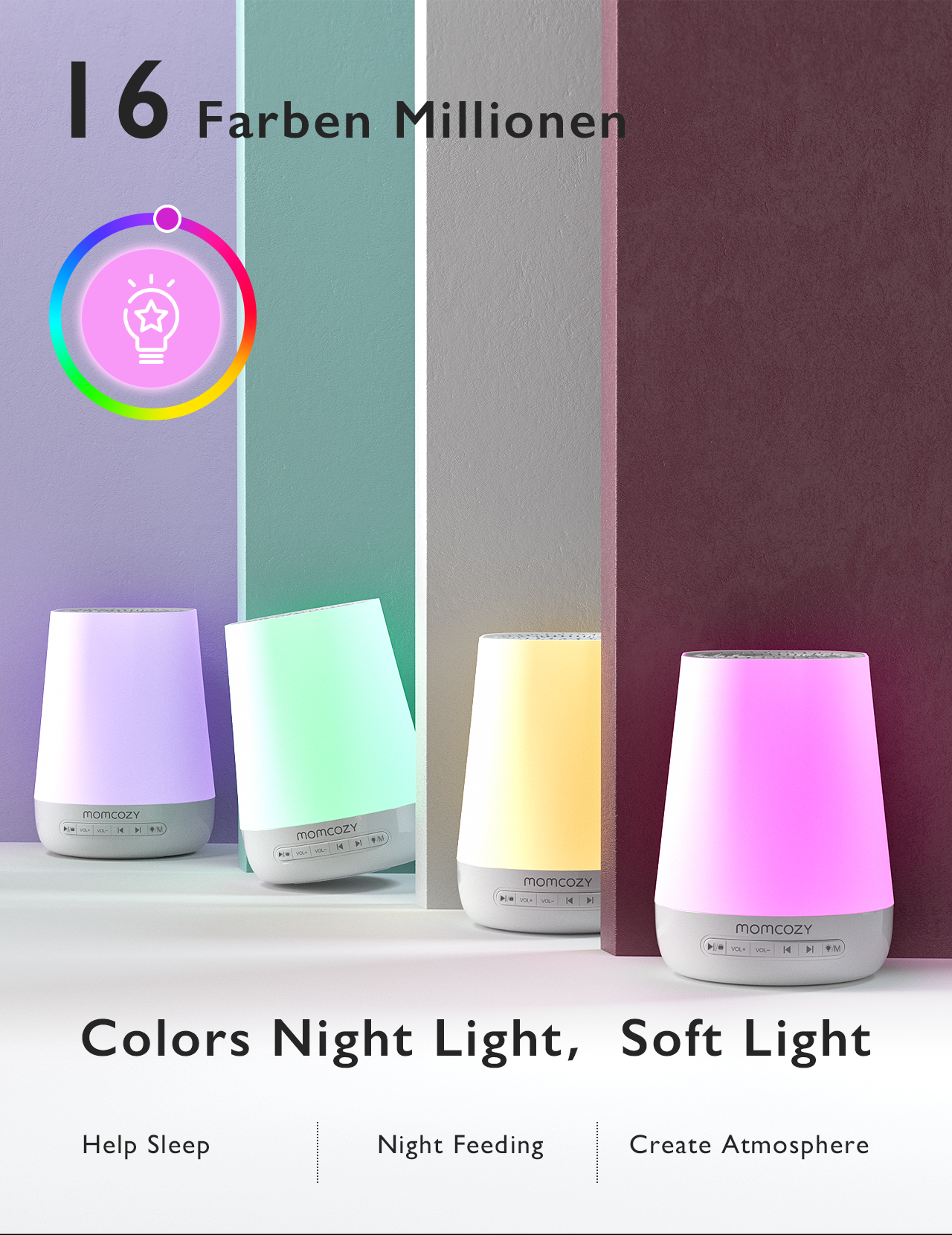 Momcozy Baby White Noise Sound - Audio Music Maker reseña y precio