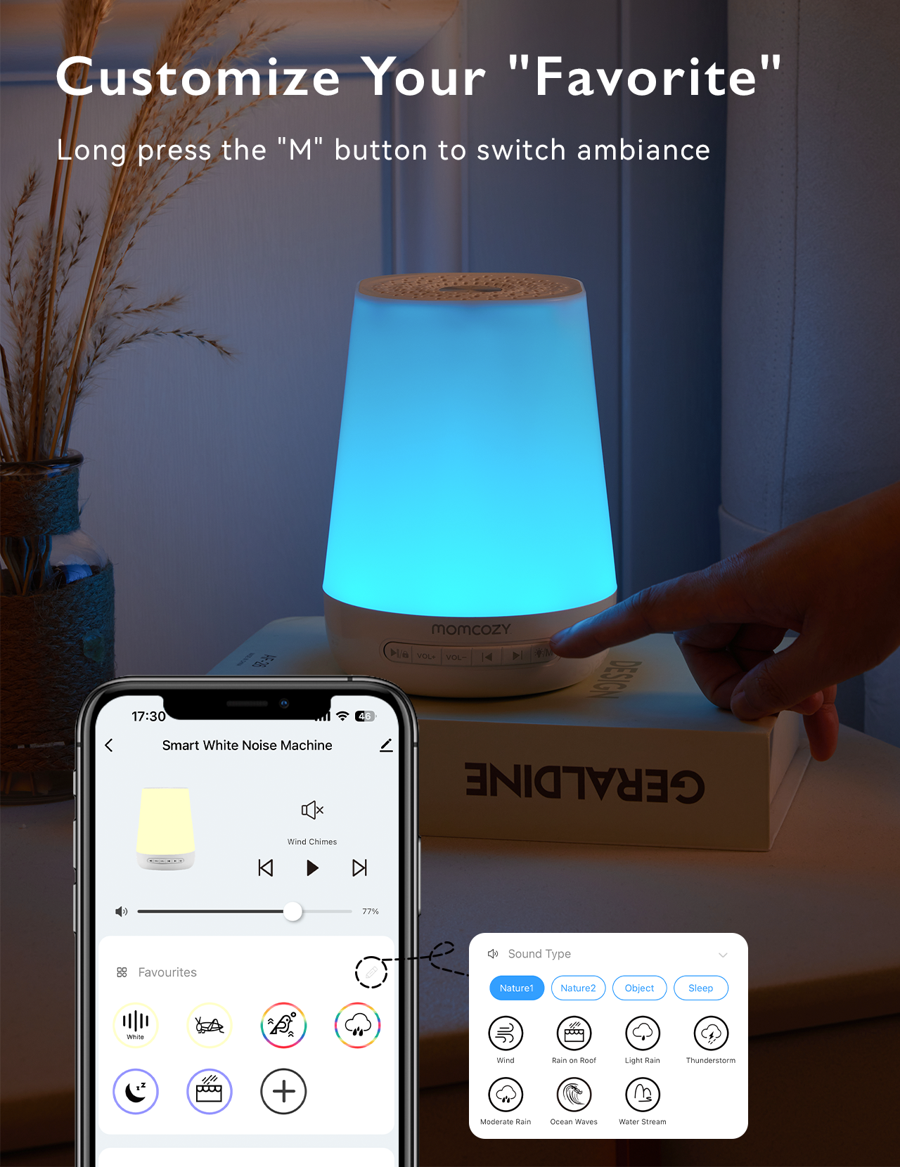 Momcozy Baby White Noise Sound - Audio Music Maker reseña y precio