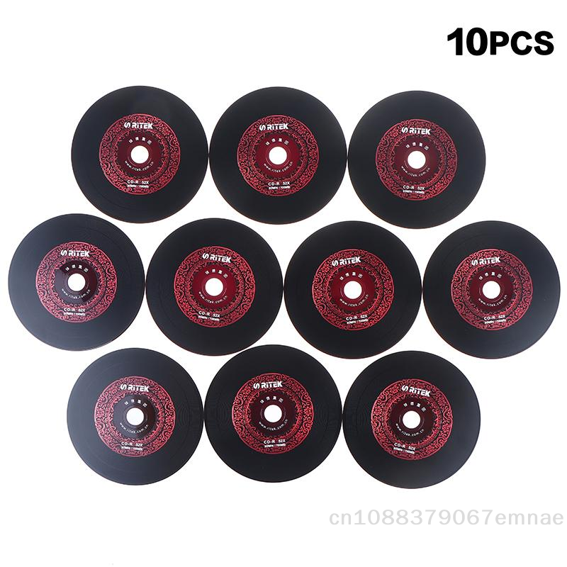 [ZYAS]10PCS Ritek Vinyl Disc B - Audio Music Maker reseña y precio