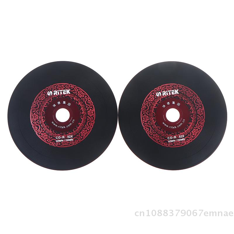 [ZYAS]10PCS Ritek Vinyl Disc B - Audio Music Maker reseña y precio