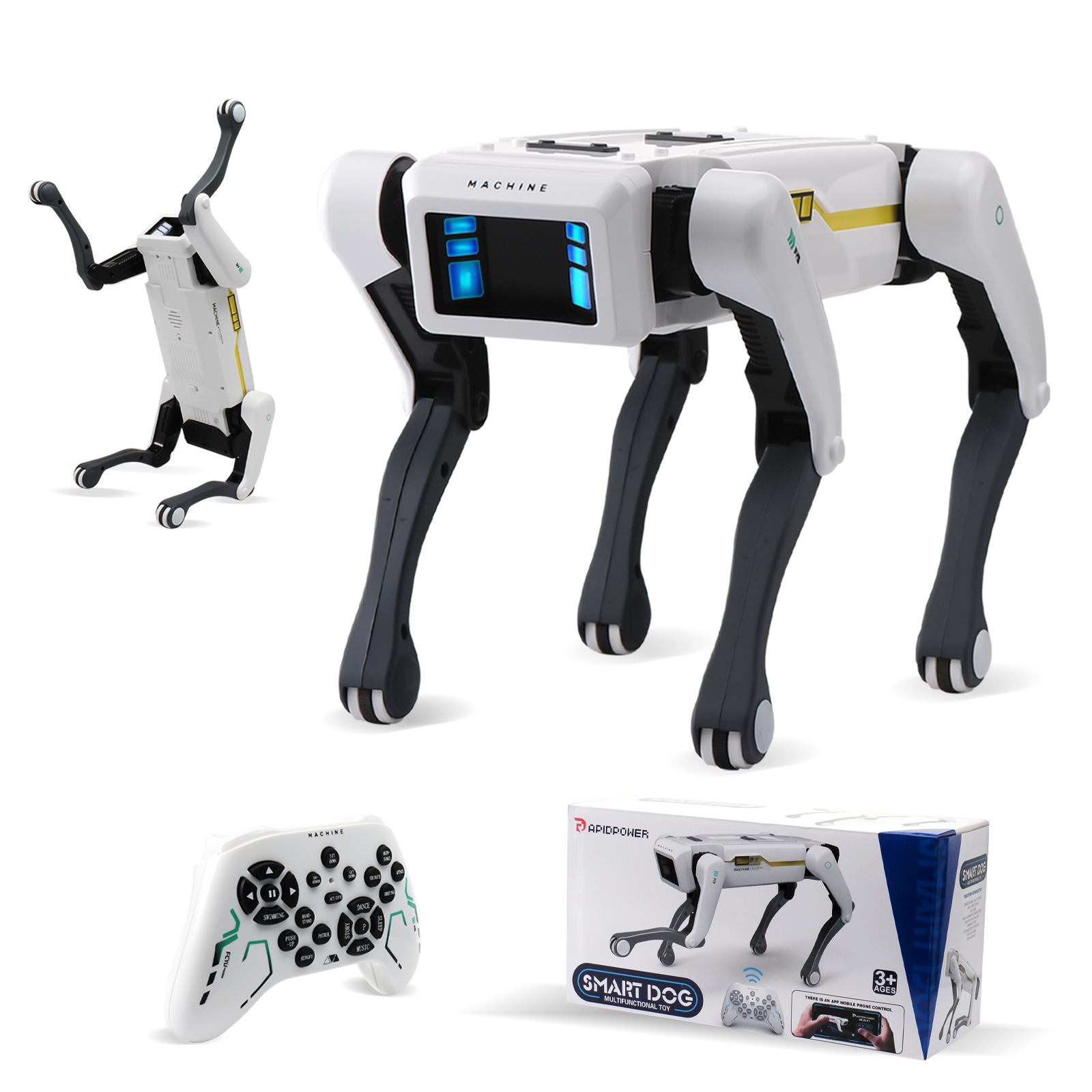 Intelligent AI RC Robot Dog Vo - Audio Music Maker reseña y precio