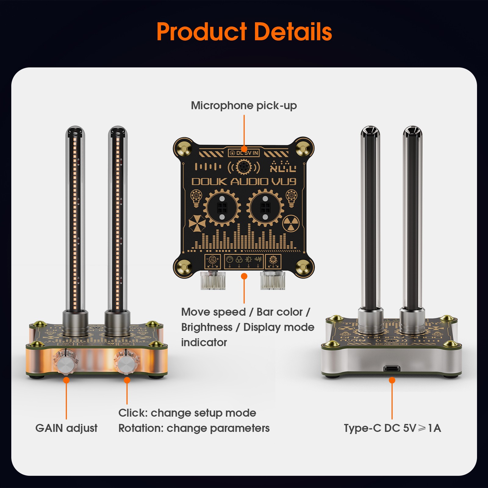 Douk Audio Dual Pixie Tube VU9 - Audio Music Youtube reseña y precio