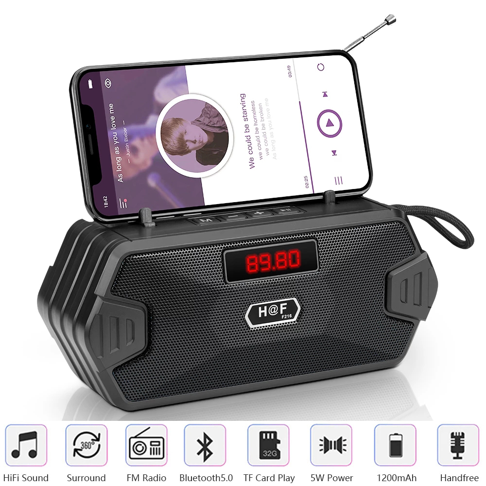 Bass Hifi Outdoor Portable Aux - Audio Music Center reseña y precio