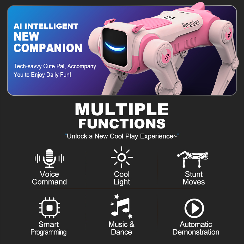 JCMO Intelligent AI RC Robot D - Audio Music Maker reseña y precio