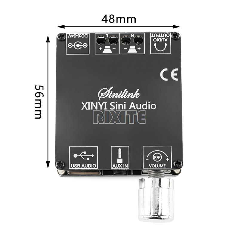 2*50W Bluetooth 5.0 Power Ampl - Audio Music Player App reseña y precio