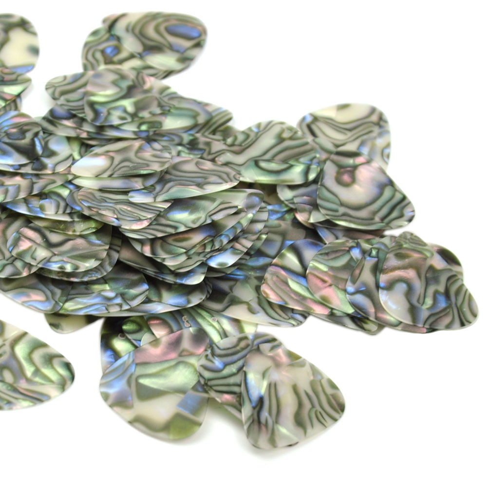 100pcs/lot Abalone Seashell 0. - Electric Guitar Pick Pack reseña y precio