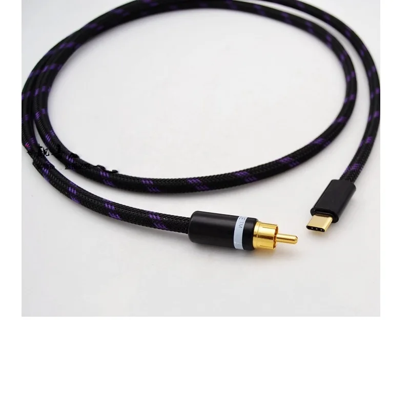 Type-C To RCA Coaxial Audio Ca - Audio Music Gen reseña y precio