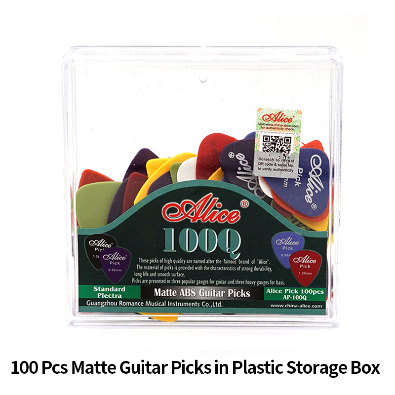 Alice Guitar Picks 100pcs Matt - Electric Guitar Pick Pack reseña y precio