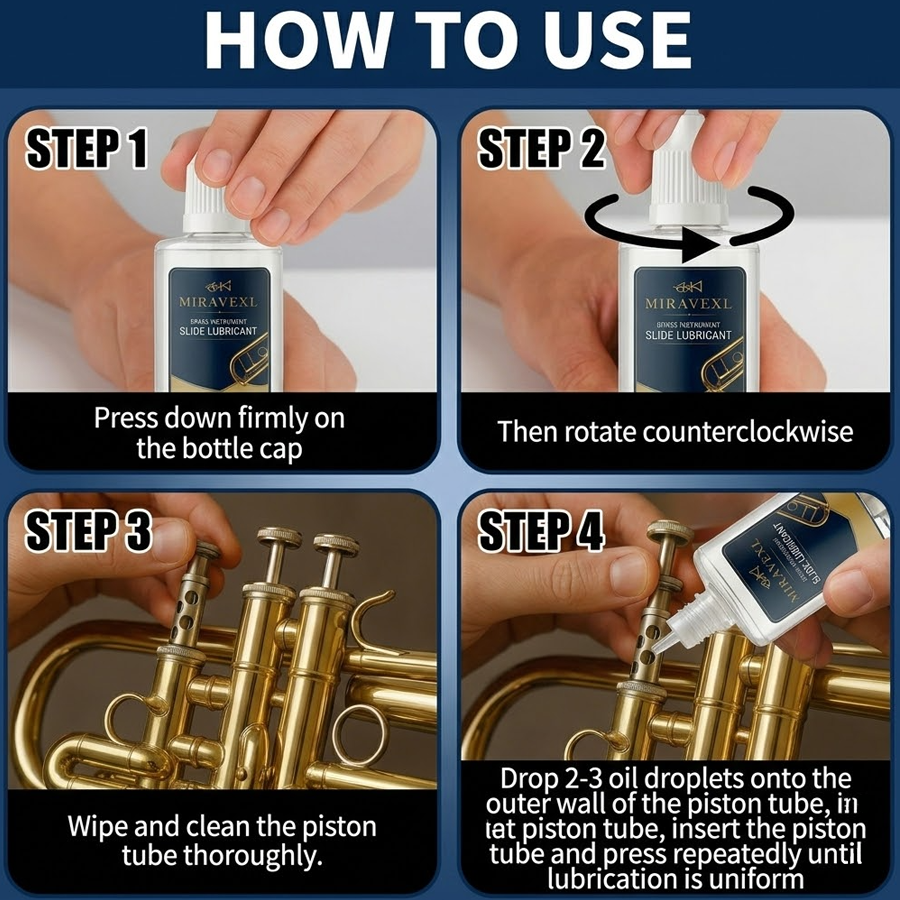 MIRAVEXL Professional Trumpet  - Trumpet Valve Oil reseña y precio