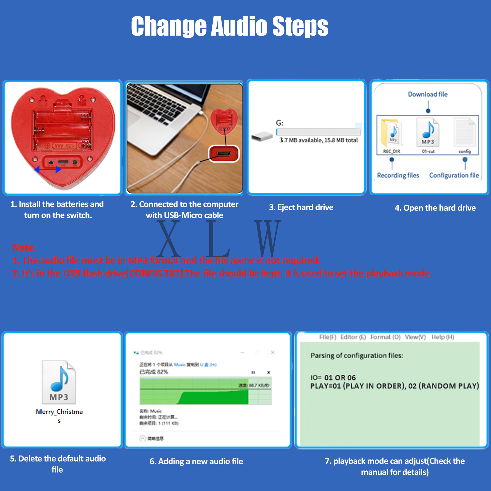 Voice Box for Xmas DIY Gifts B - Audio Music To Download reseña y precio