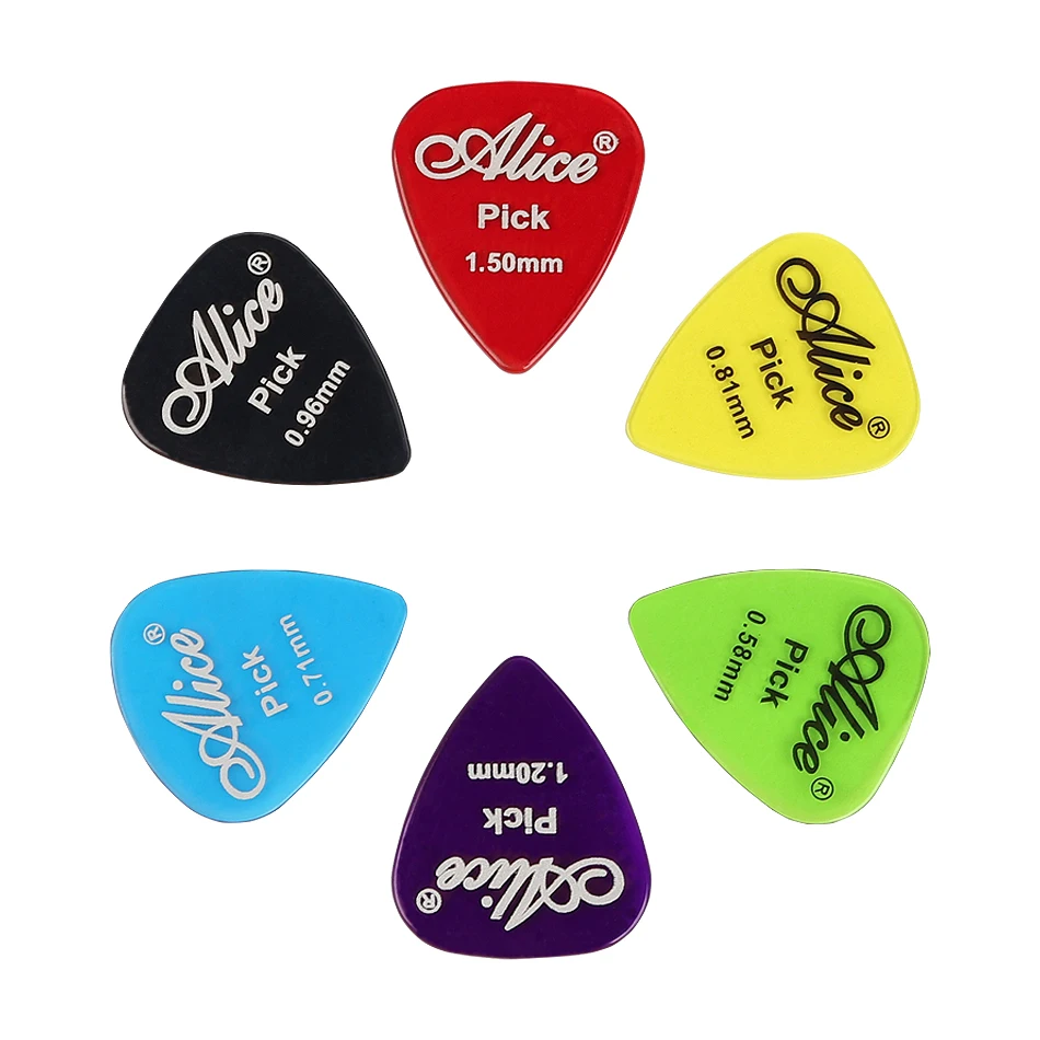 Alice AP-100H 100Pcs/Set Clear - Electric Guitar Pick Pack reseña y precio