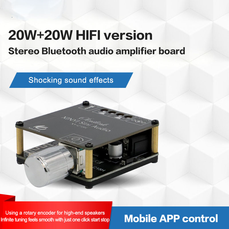 2*20W Bluetooth 5.0 Power Ampl - Audio Music Player App reseña y precio